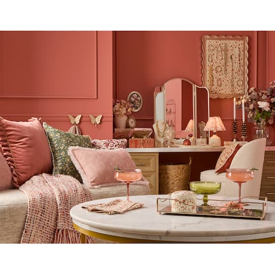 50" x 60" Pink Knit Throw by Ashland®